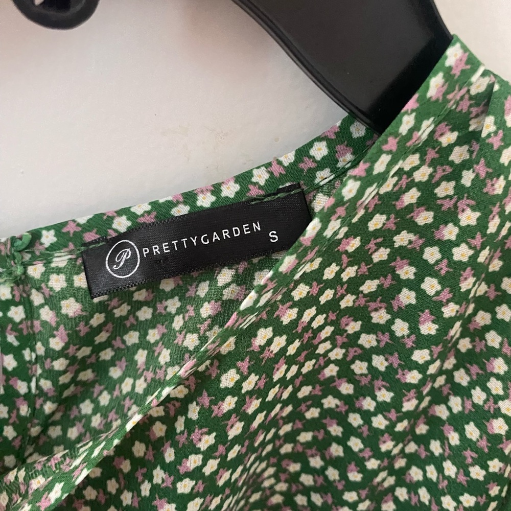 PrettyGarden Green Floral dress
